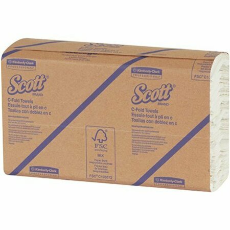 BSC PREFERRED Scott Surpass White C-Fold Towels, 16PK S-6080